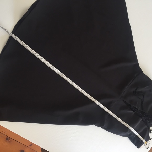 ZARA womens M black fitted dress lace up bodice  sleeveless NEW woth tags LBD - Picture 13 of 16